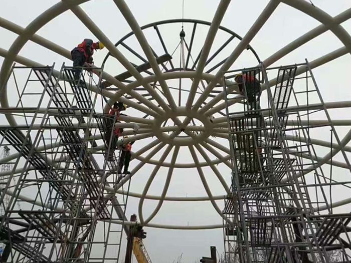 圓柱、箱型柱、十字形柱